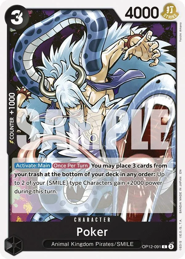 Poker — Legacy of the Master — One Piece Card Game