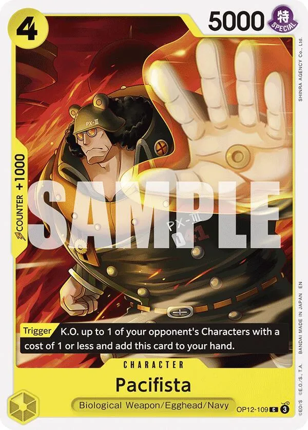 Pacifista — Legacy of the Master — One Piece Card Game