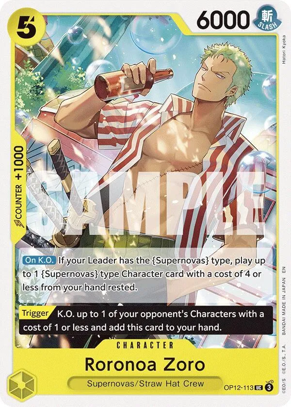 Roronoa Zoro (113) — Legacy of the Master — One Piece Card Game