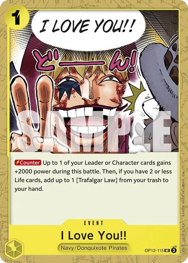 I Love You!! — Legacy of the Master — One Piece Card Game