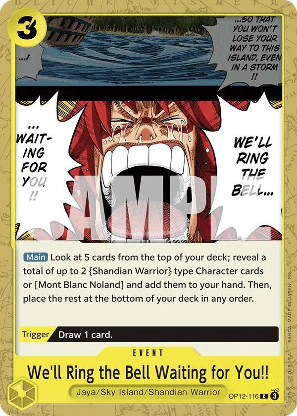 We'll Ring the Bell Waiting for You!! — Legacy of the Master — One Piece Card Game