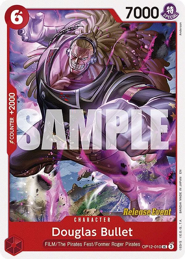 Douglas Bullet — Legacy of the Master Release Event Cards — One Piece Card Game