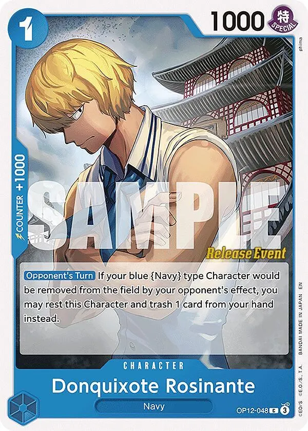 Donquixote Rosinante (048) — Legacy of the Master Release Event Cards — One Piece Card Game