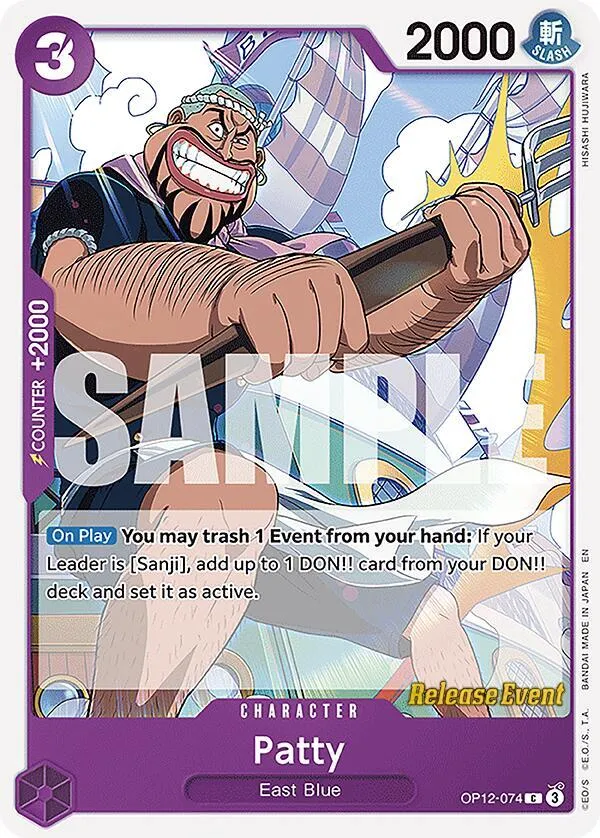 Patty — Legacy of the Master Release Event Cards — One Piece Card Game