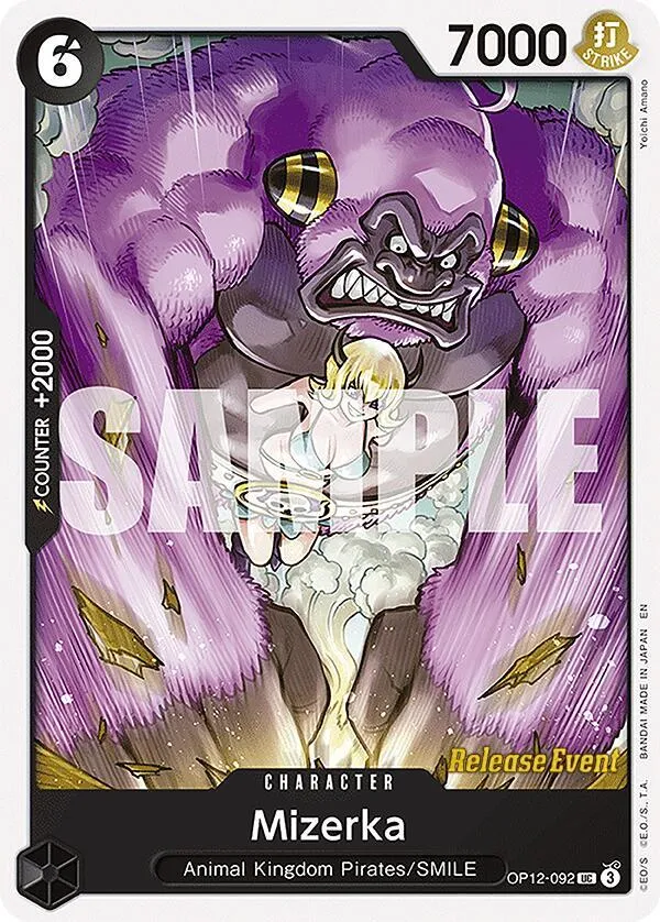 Mizerka — Legacy of the Master Release Event Cards — One Piece Card Game