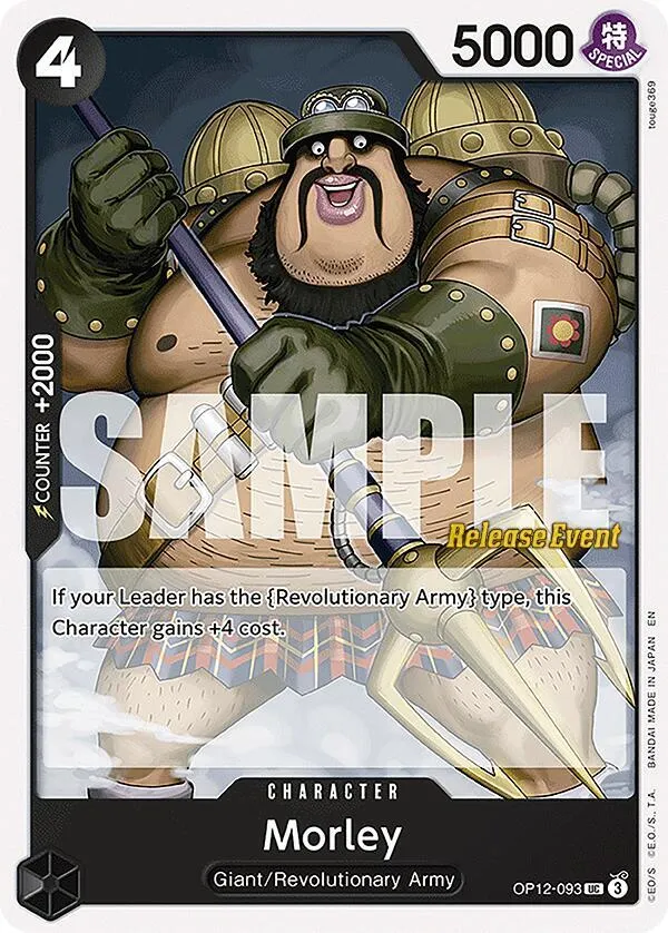 Morley — Legacy of the Master Release Event Cards — One Piece Card Game