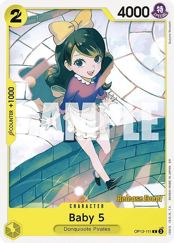 Baby 5 (111) — Legacy of the Master Release Event Cards — One Piece Card Game