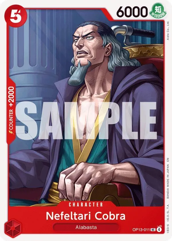 Nefeltari Cobra — Carrying On His Will — One Piece Card Game