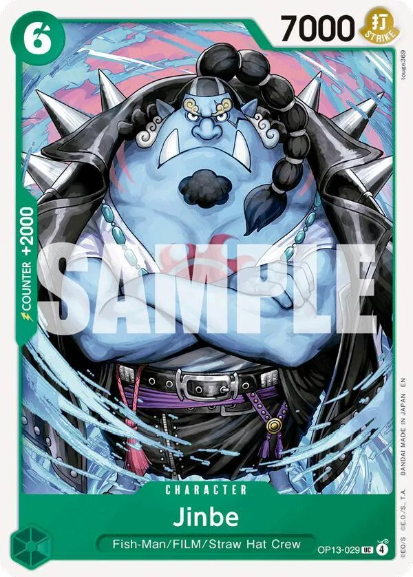 Jinbe — Carrying On His Will — One Piece Card Game