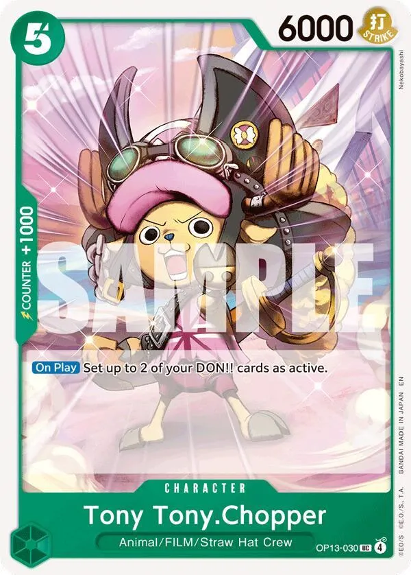 Tony Tony.Chopper — Carrying On His Will — One Piece Card Game