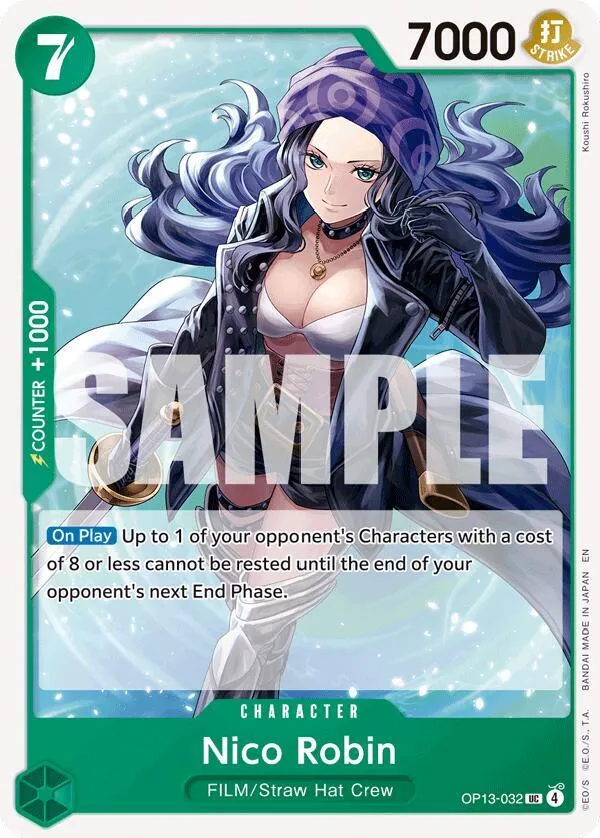 Nico Robin — Carrying On His Will — One Piece Card Game