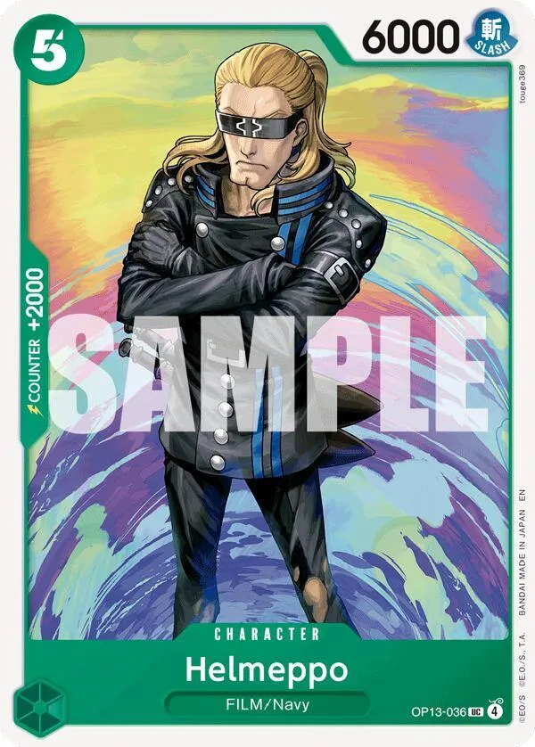Helmeppo — Carrying On His Will — One Piece Card Game