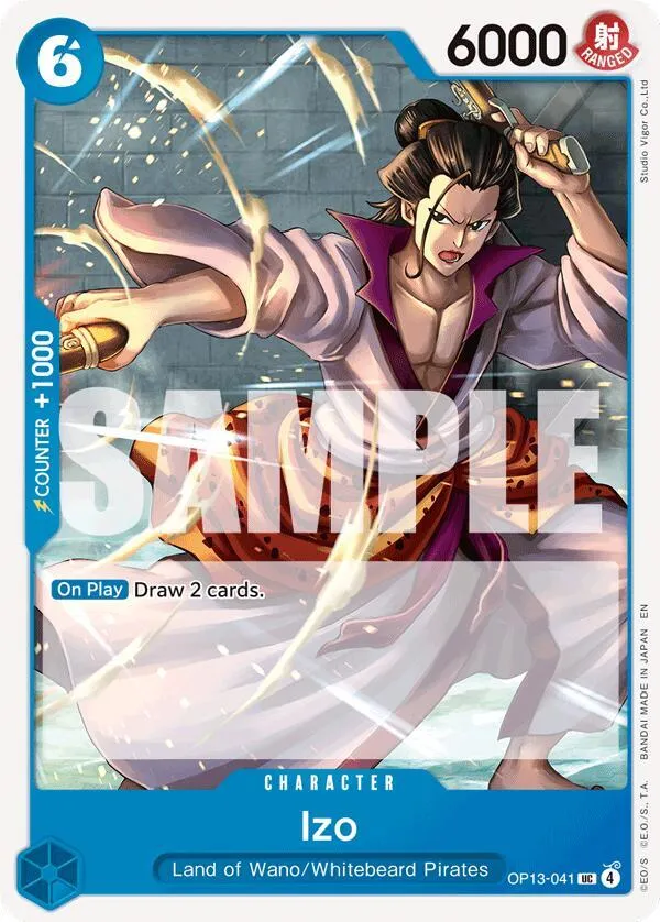 Izo — Carrying On His Will — One Piece Card Game