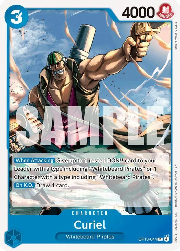 Curiel — Carrying On His Will — One Piece Card Game