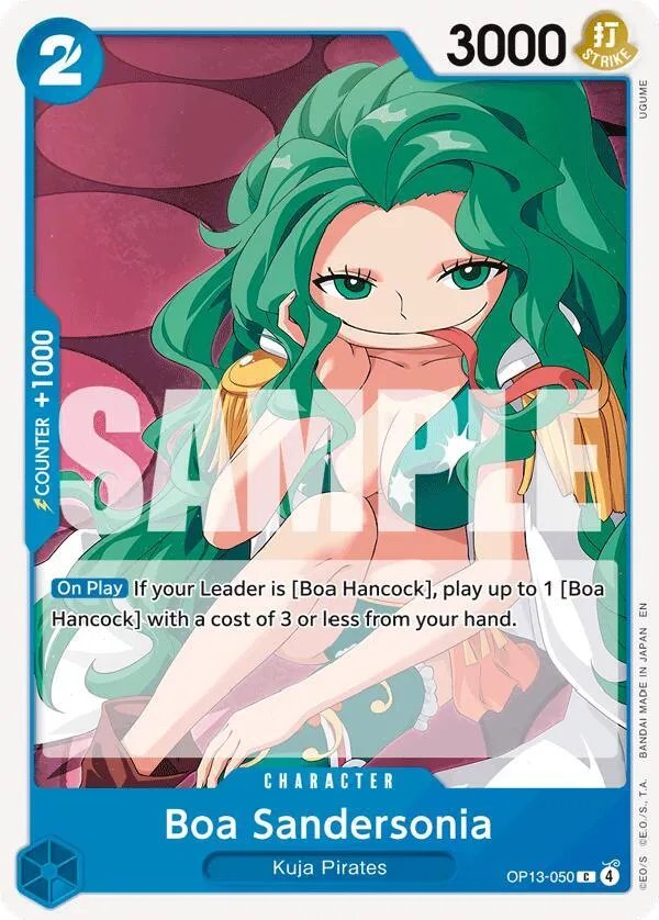 Boa Sandersonia — Carrying On His Will — One Piece Card Game