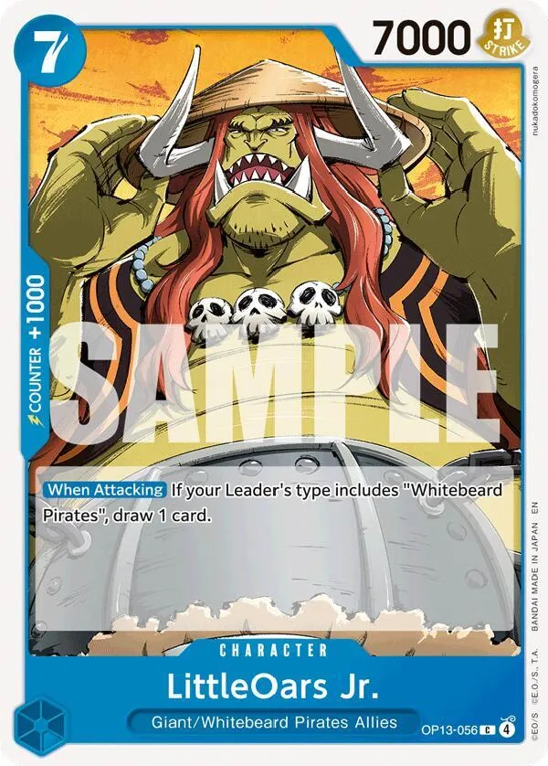 LittleOars Jr. — Carrying On His Will — One Piece Card Game