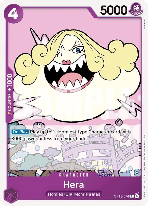 Hera — Carrying On His Will — One Piece Card Game