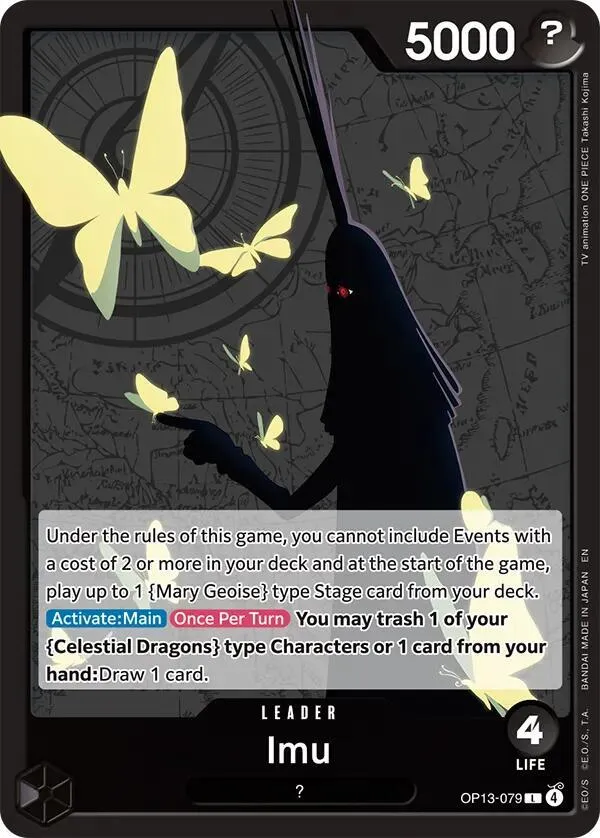 Imu — Carrying On His Will — One Piece Card Game