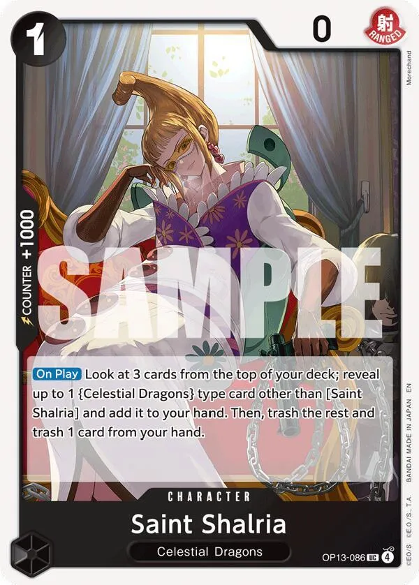 Saint Shalria — Carrying On His Will — One Piece Card Game