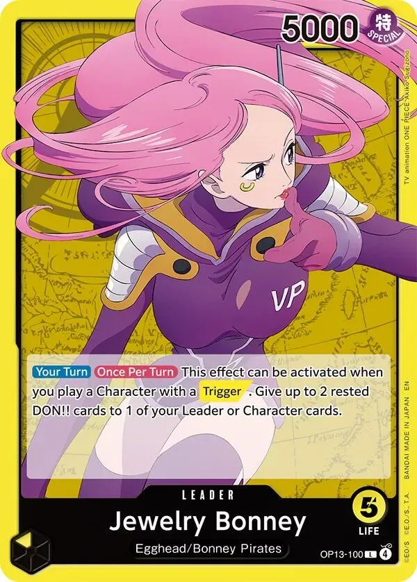 Jewelry Bonney (100) — Carrying On His Will — One Piece Card Game