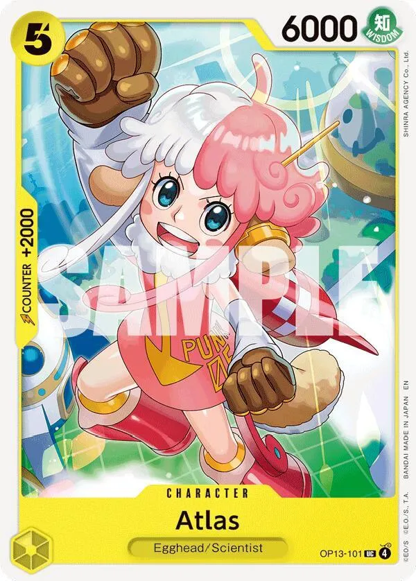 Atlas — Carrying On His Will — One Piece Card Game