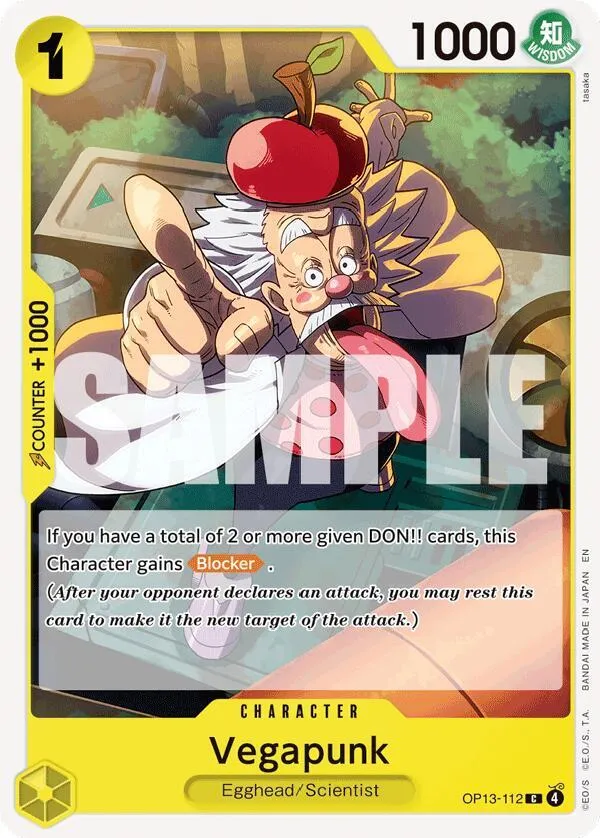 Vegapunk — Carrying On His Will — One Piece Card Game