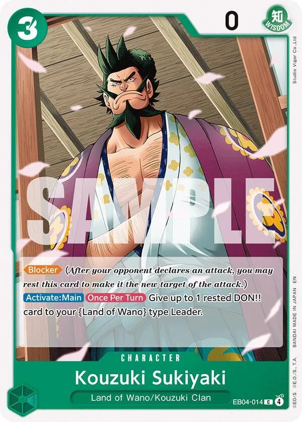 Kouzuki Sukiyaki — The Azure Sea's Seven — One Piece Card Game