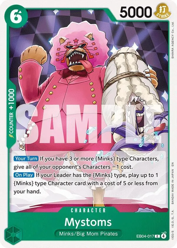 Mystoms — The Azure Sea's Seven — One Piece Card Game