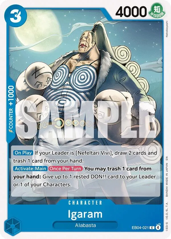 Igaram — The Azure Sea's Seven — One Piece Card Game