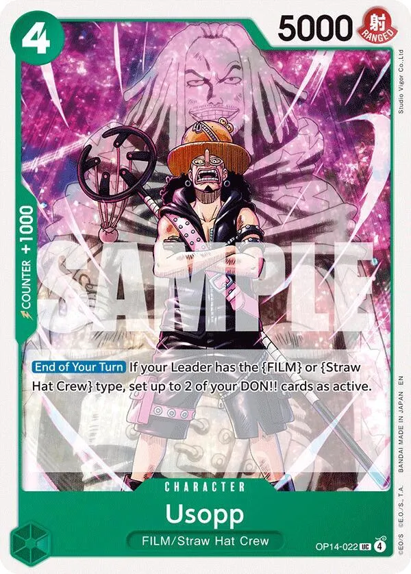 Usopp — The Azure Sea's Seven — One Piece Card Game