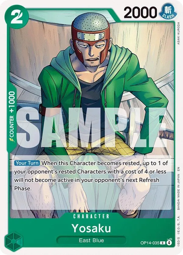 Yosaku — The Azure Sea's Seven — One Piece Card Game