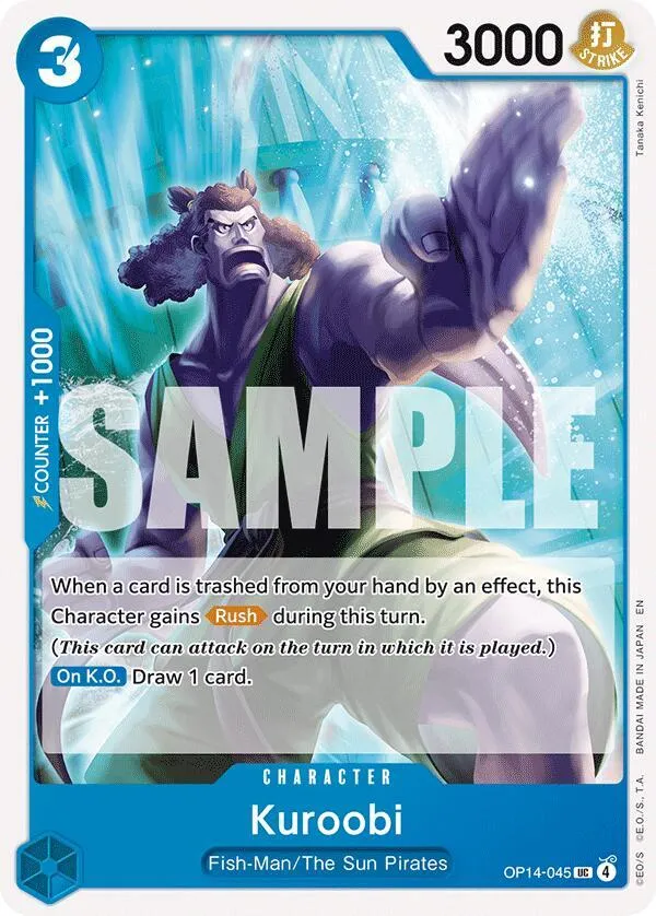 Kuroobi — The Azure Sea's Seven — One Piece Card Game