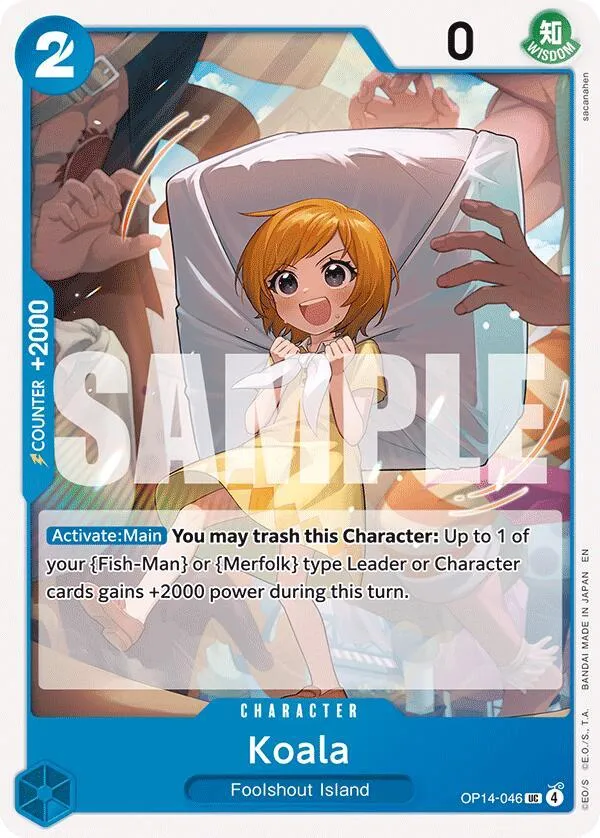 Koala — The Azure Sea's Seven — One Piece Card Game