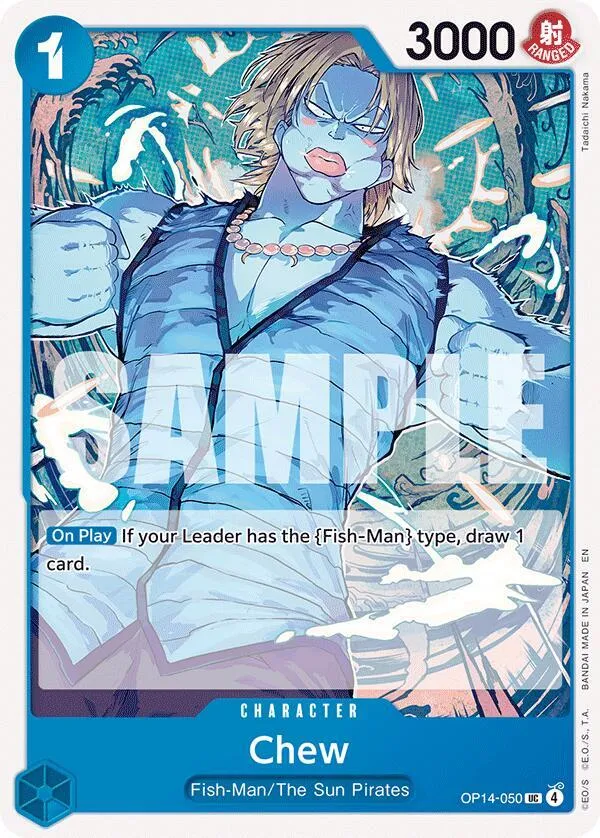 Chew — The Azure Sea's Seven — One Piece Card Game