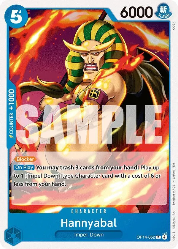 Hannyabal — The Azure Sea's Seven — One Piece Card Game