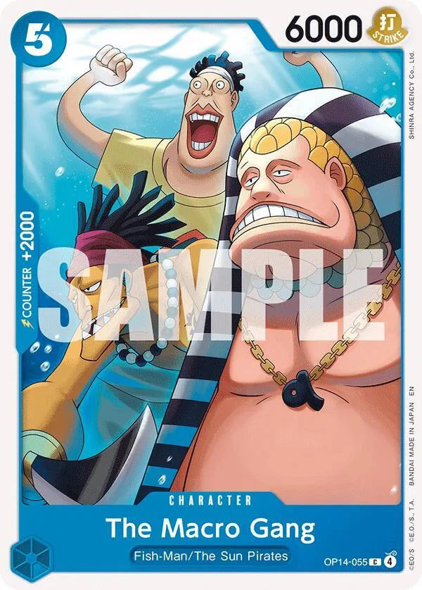 The Macro Gang — The Azure Sea's Seven — One Piece Card Game