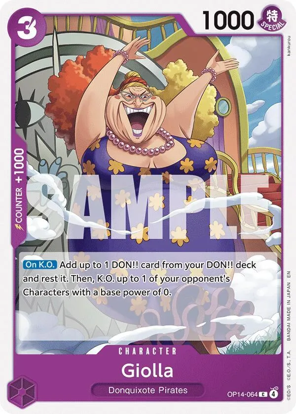 Giolla — The Azure Sea's Seven — One Piece Card Game