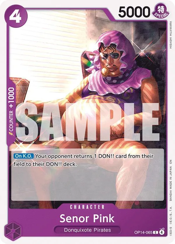 Senor Pink — The Azure Sea's Seven — One Piece Card Game