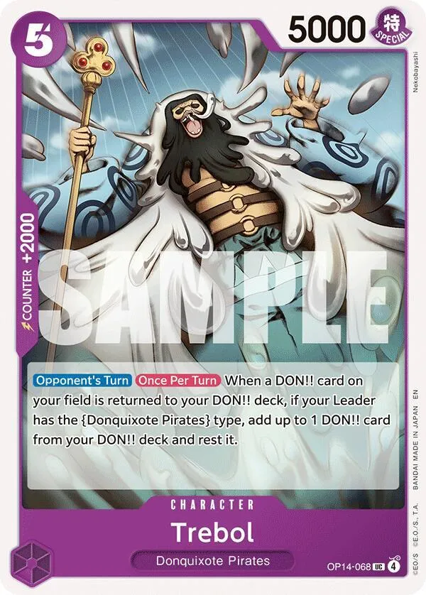 Trebol — The Azure Sea's Seven — One Piece Card Game