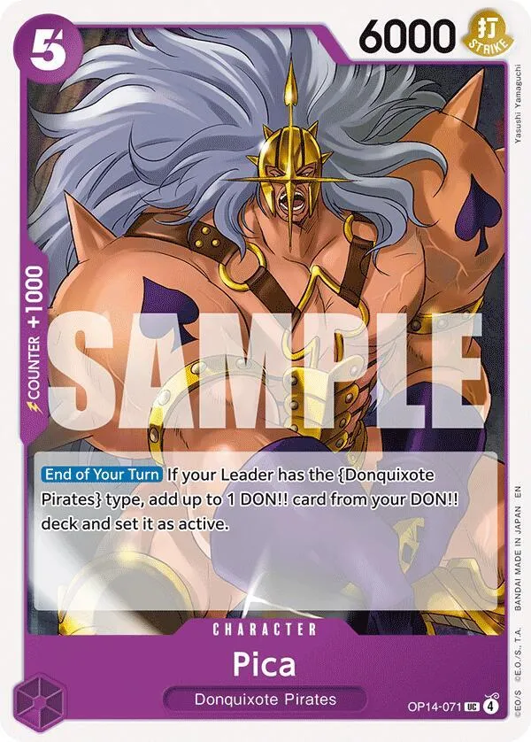 Pica — The Azure Sea's Seven — One Piece Card Game