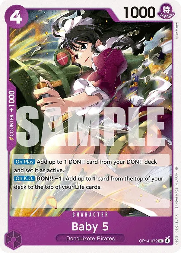 Baby 5 — The Azure Sea's Seven — One Piece Card Game