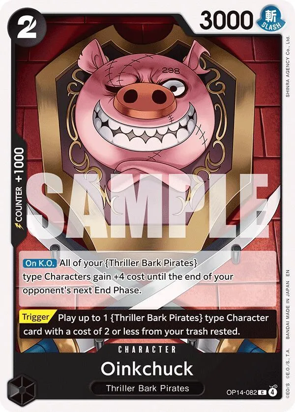 Oinkchuck — The Azure Sea's Seven — One Piece Card Game