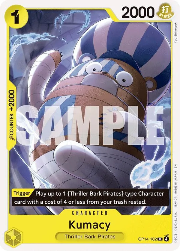 Kumacy — The Azure Sea's Seven — One Piece Card Game
