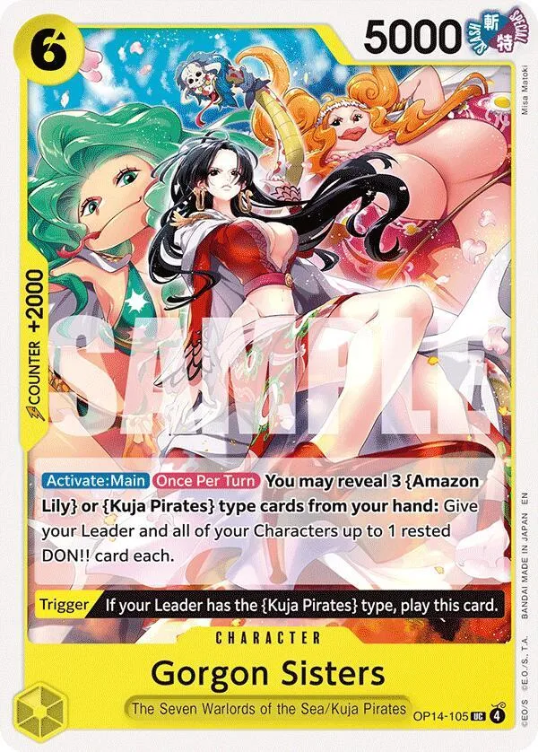 Gorgon Sisters — The Azure Sea's Seven — One Piece Card Game