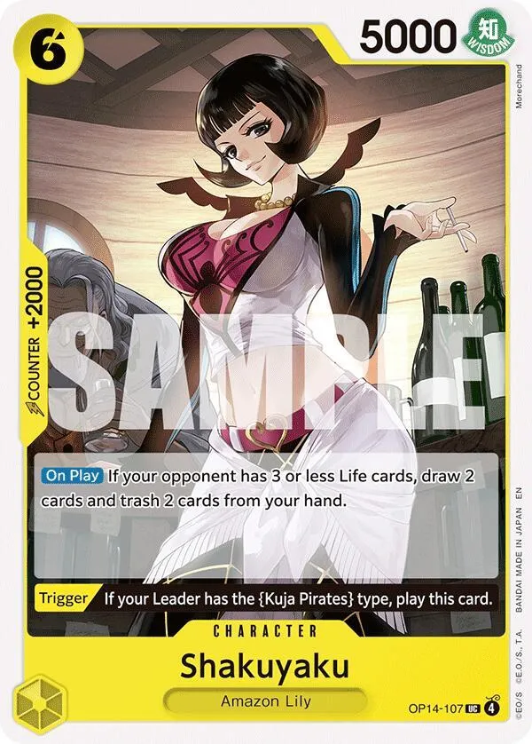 Shakuyaku — The Azure Sea's Seven — One Piece Card Game