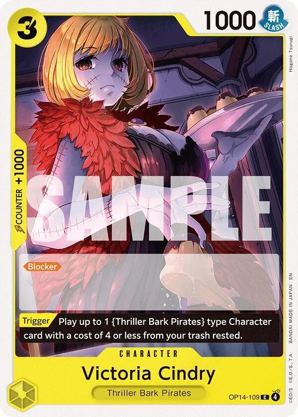 Victoria Cindry — The Azure Sea's Seven — One Piece Card Game