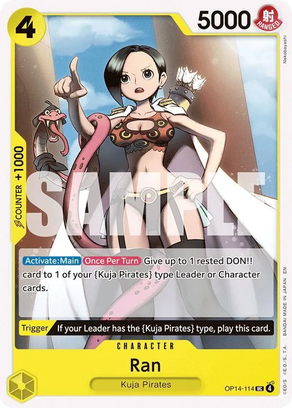 Ran — The Azure Sea's Seven — One Piece Card Game