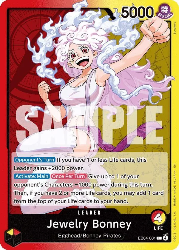 Jewelry Bonney (EB04-001) — Adventure on Kami's Island — One Piece Card Game