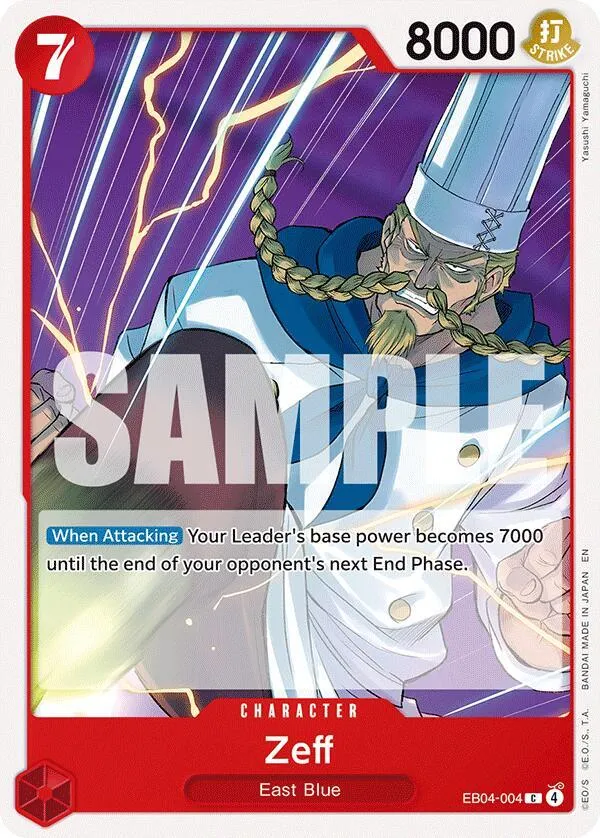 Zeff — Adventure on Kami's Island — One Piece Card Game
