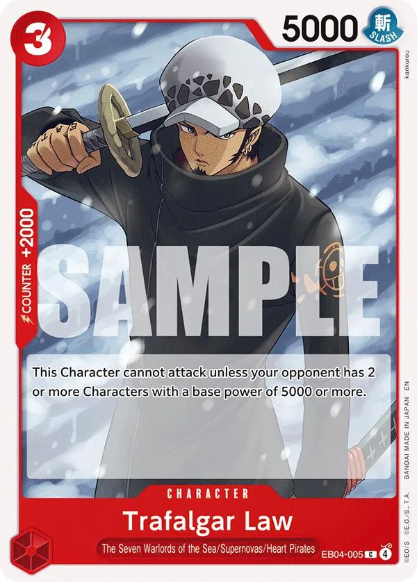 Trafalgar Law — Adventure on Kami's Island — One Piece Card Game